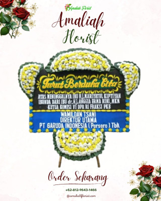 Papan Bunga Duka di Lebaksiu