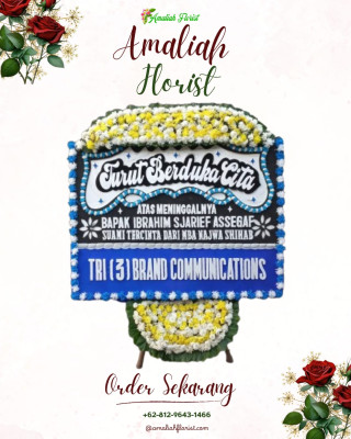 Papan Bunga Duka di Lebaksiu