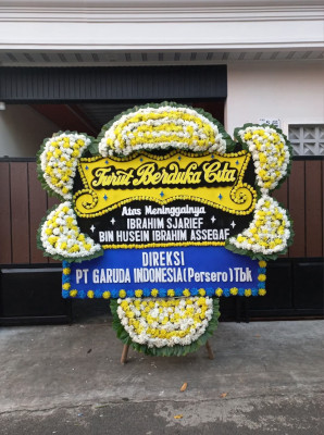 Papan Bunga Duka di Lebaksiu